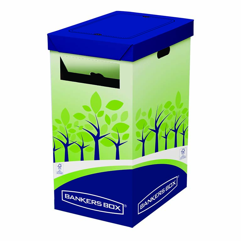 PAPELERA DE RECICLAJE FELLOWES 69L RECICLADA
