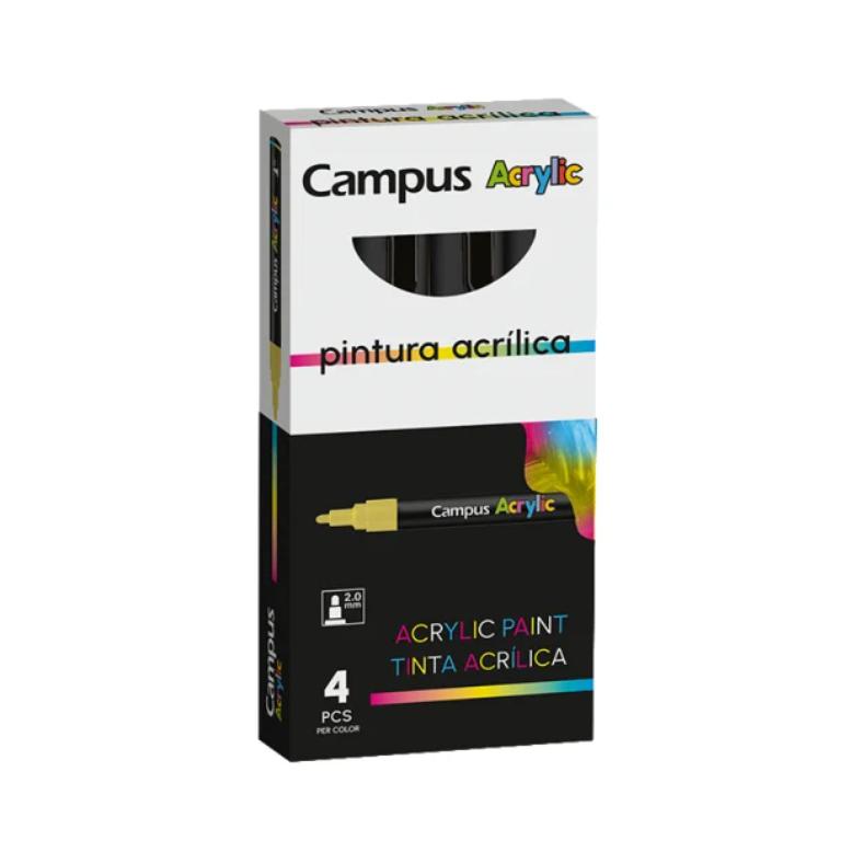 ROTULADOR CAMPUS ACRYLIC NEGRO