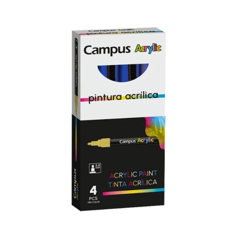 ROTULADOR CAMPUS ACRYLIC AZUL