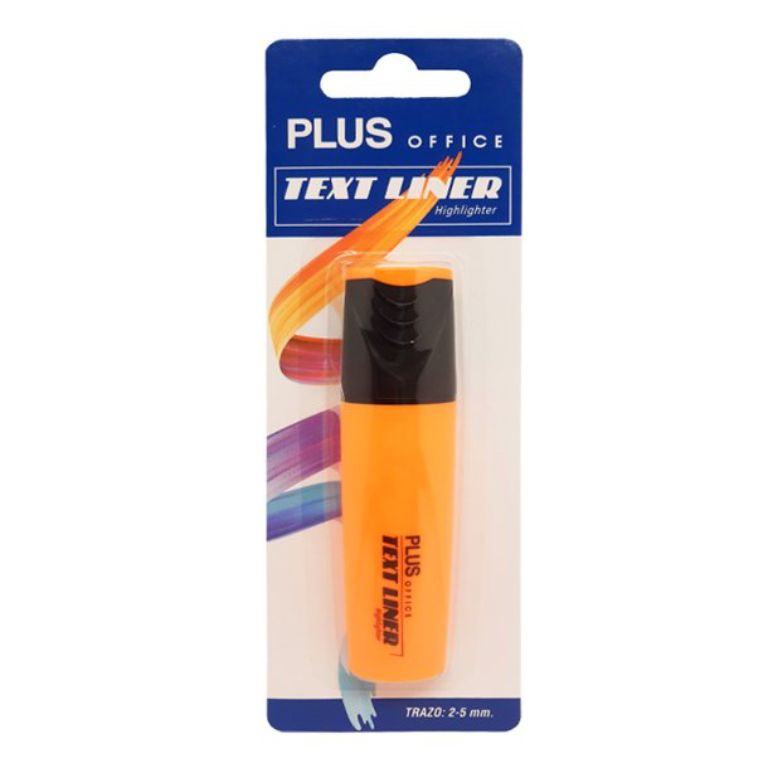 MARCADOR FLUORESCENTE PLUS OFFICE TEXTLINER 3.2 NARANJA BLÍSTER /1 UD.
