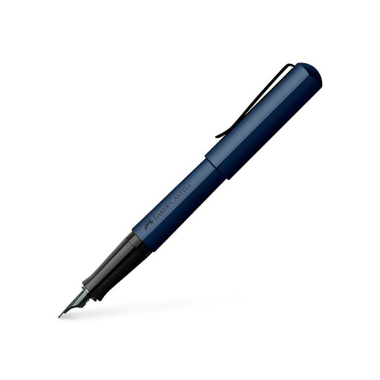 PLUMA ESTILOGRÁFICA FABER CASTELL HEXO - AZUL
