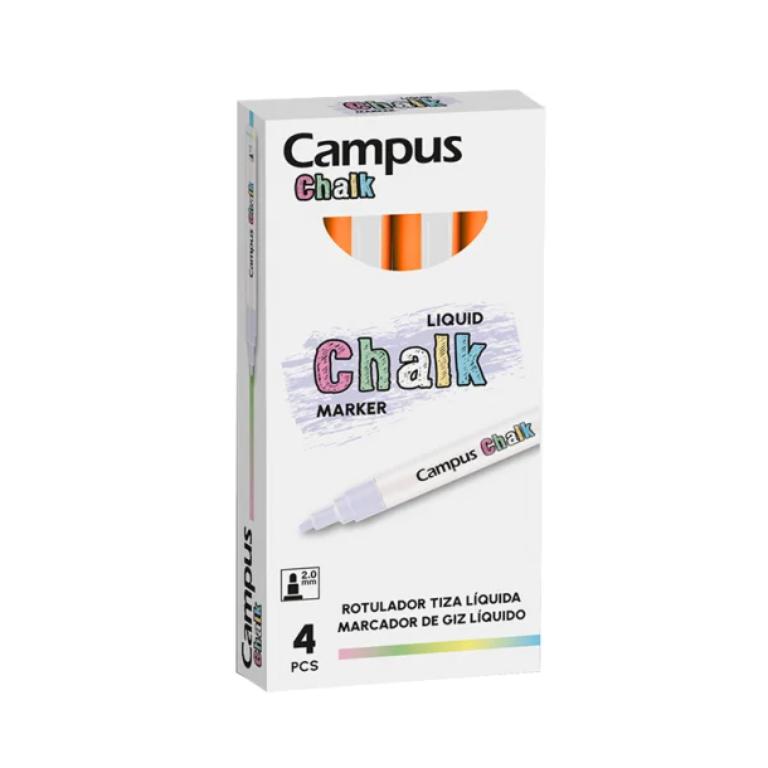 ROTULADOR CAMPUS TIZA LIQUIDA NARANJA