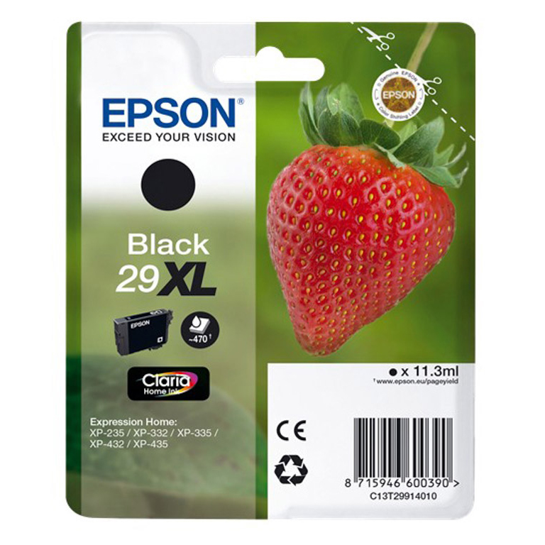 CARTUCHO INK-JET EPSON 29XL C13T29914012 NEGRO