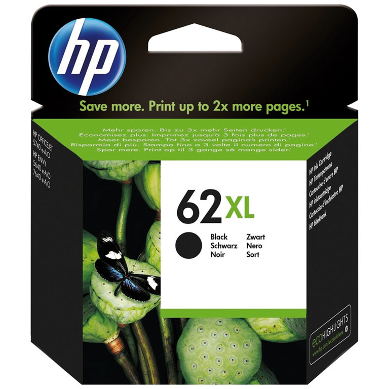 CARTUCHO INK-JET HP 62XL C2P05AE NEGRO