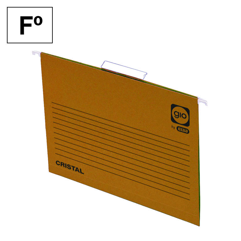 CARPETA COLGANTE GIO Fº AMARILLO/25UD
