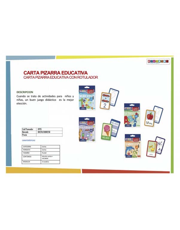 CARTAS EDUCATIVAS CON ROTULADOR PARA COLOREAR