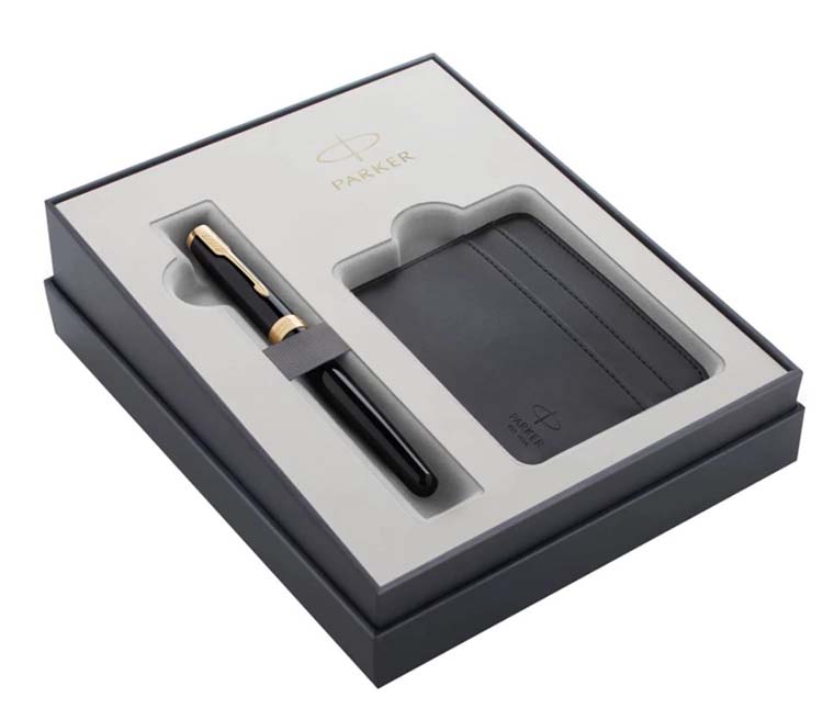 PLUMA+BLOCK SONNET NEGRO ESTUCHE ESPE