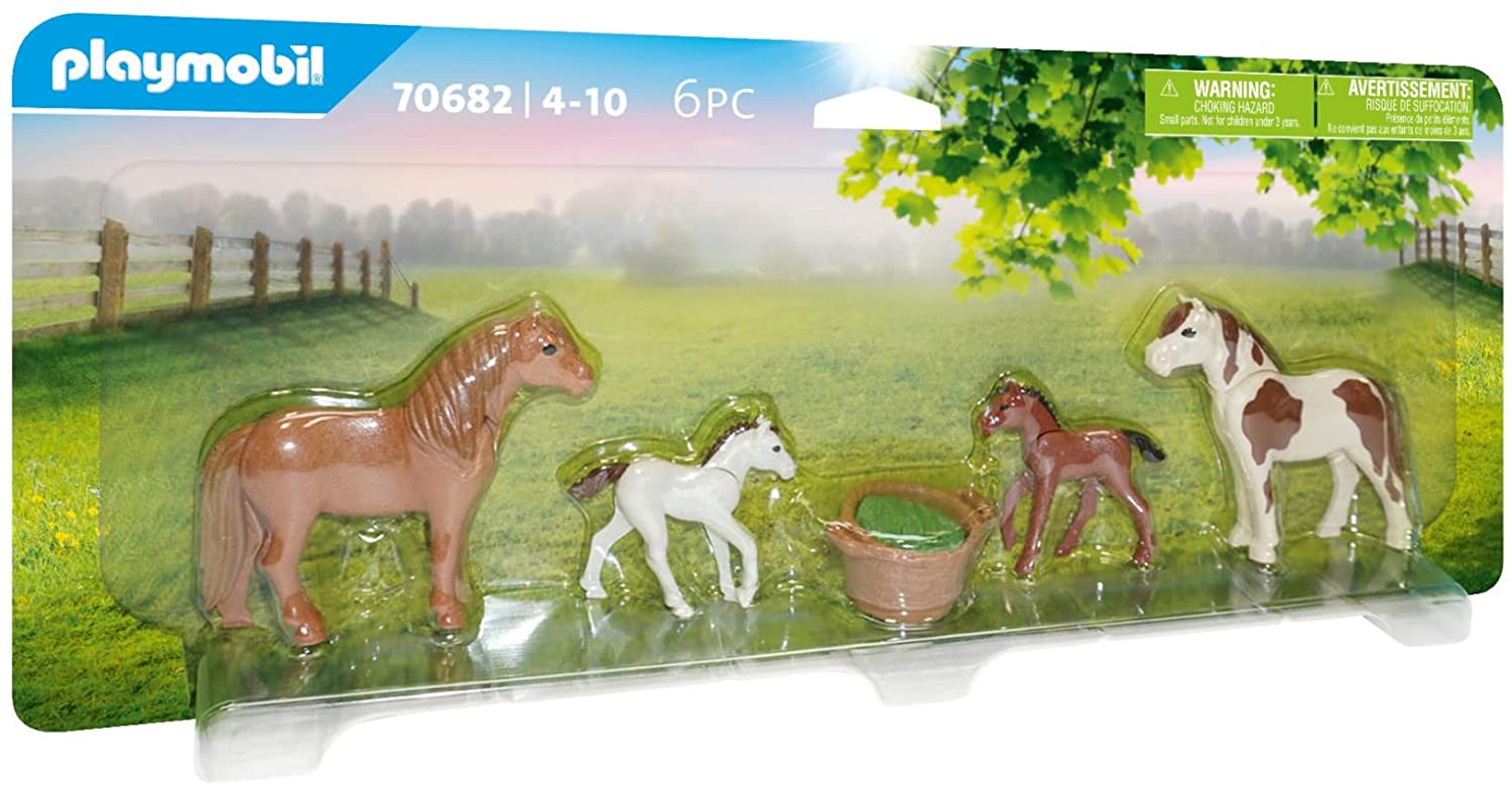 PLAYMOBIL PONIS CON POTROS