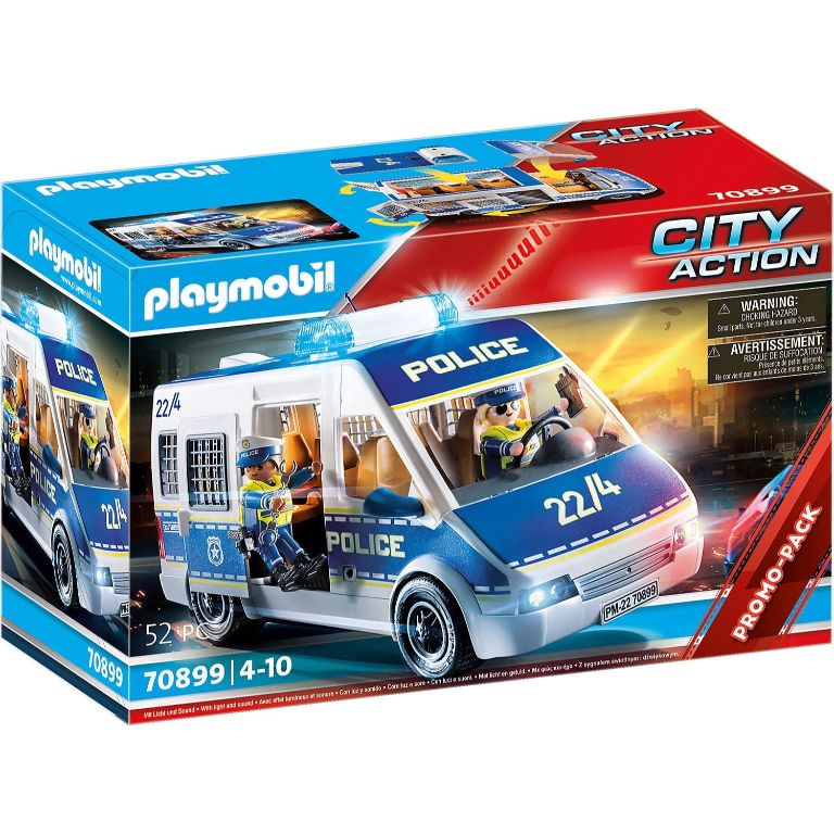 PLAYMOBIL COCHE DE POLICIA CON LUZ Y SONIDO