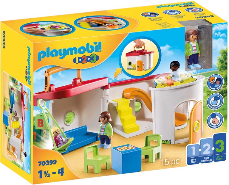 PLAYMOBIL 1.2.3. GUARDERIA MALETIN