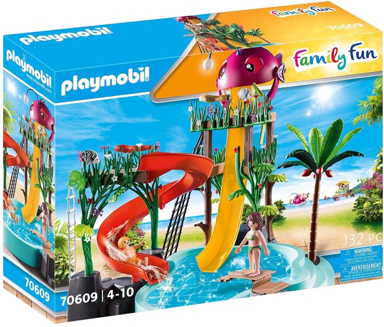 PLAYMOBIL PARQUE ACUATICO CON TOBOGAN