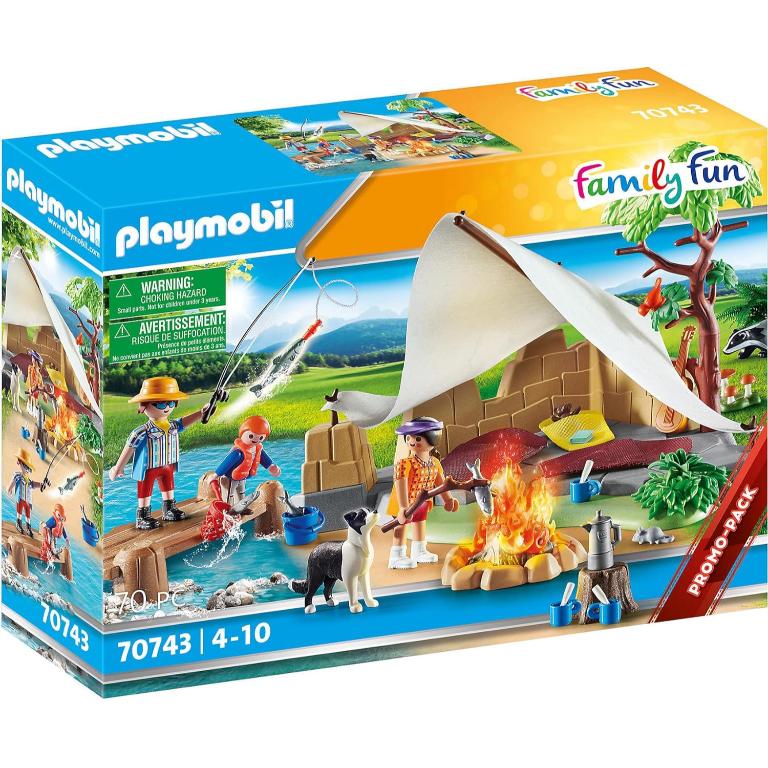 PLAYMOBIL FAMILIA DE ACAMPADA