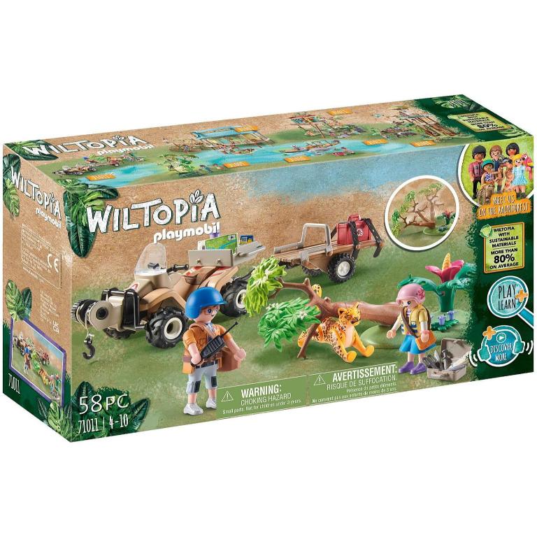 PLAYMOBIL QUAD AL RESCATE DE ANIMALES