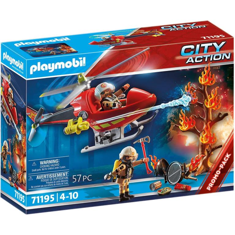 PLAYMOBIL HELICOPTERO DE BOMBEROS