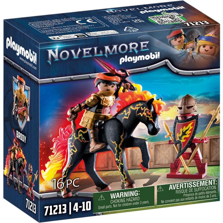 PLAYMOBIL BANDISO DE BURNHAM Y CABALLERO DE FUEGO
