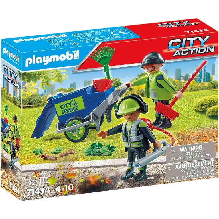 PLAYMOBIL EQUIPO DE LIMPIEZA URBANA