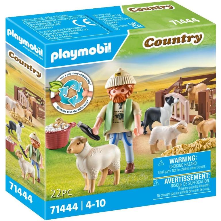 PLAYMOBIL PASTOR CON REBAÑO DE OVEJAS