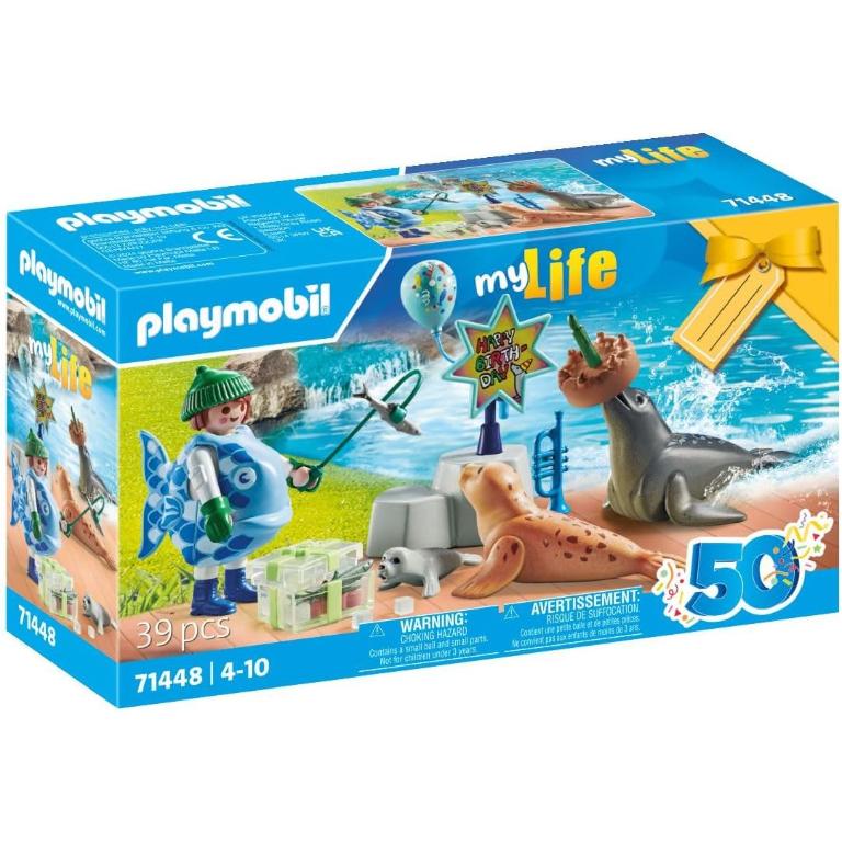 PLAYMOBIL CUIDADORA CON ANIMALES