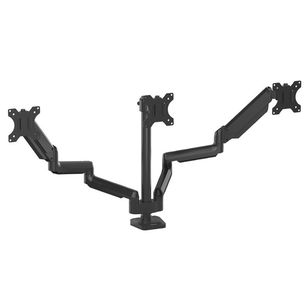 BRAZO TRIPLE SOPORTEMONITOR FELLOWES PLATINUM SERIES NEGRO
