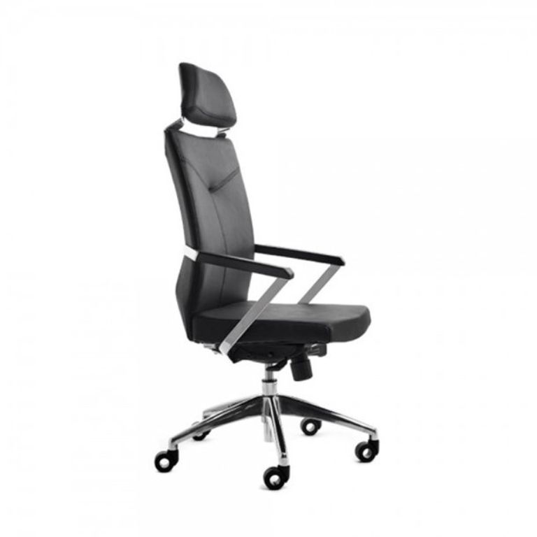 SILLA DIRECCIÓN ROCADA 998V15 SÍMIL PIEL COLOR NEGRO
