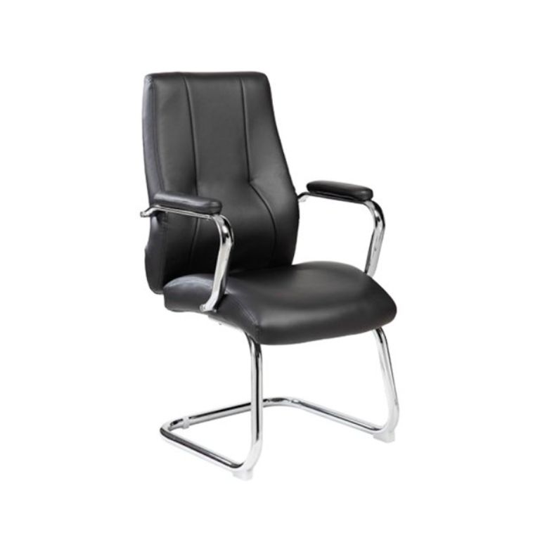 SILLA CONFIDENTE ROCADA 985V22 NEGRO SÍMIL PIEL
