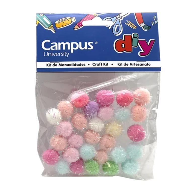 SET MANUALIDADES CAMPUS POMPONPURPUR