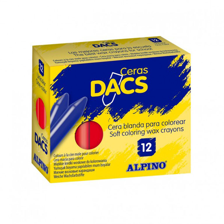 LAPIZ CERA DACS NARANJA 12UD