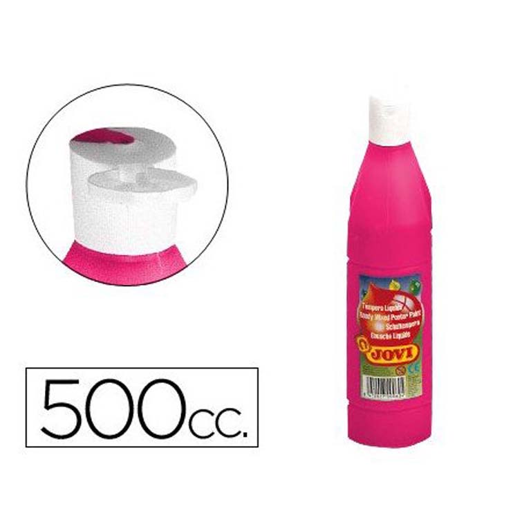 TEMPERA LIQUIDA JOVI BOTE 500ML COLOR MAGENTA