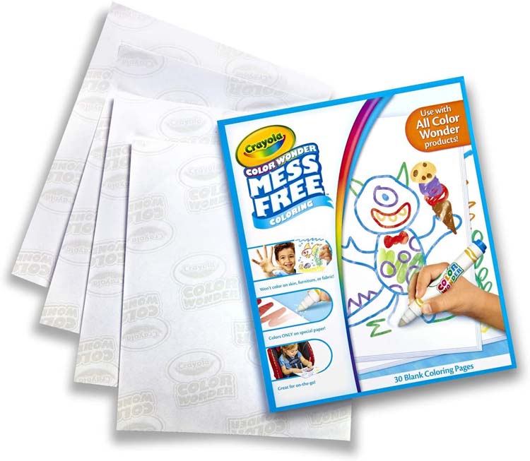 JUEGO EDUCATIVO CRAYOLA SET RECARGA COLOREA SIN MANCHAS 30 PAGINAS